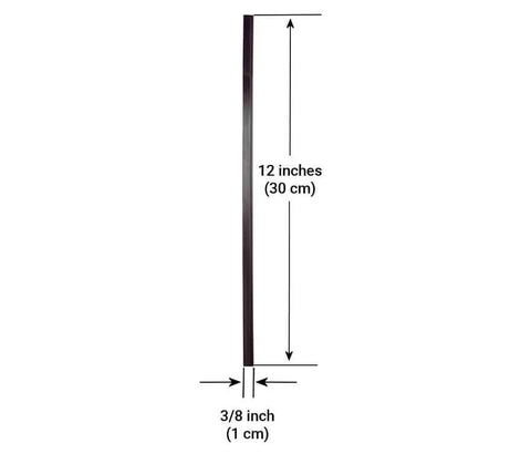 Flat Ribbon Plastic Welding Rod Black 30 Ft For Ultra Strong Repairs On Any Plastic Including TPO Carbon And Glass Fiber Reinforcement Sticks