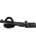 Black Wrought Iron Hasp Door Latch Heavy Duty Security Hasp For Doors And Gates 4 Inch Padlock Latch Powder Coated Weather Resistant