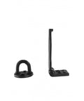 Black Wrought Iron Hasp Door Latch Heavy Duty Security Hasp For Doors And Gates 4 Inch Padlock Latch components shown
