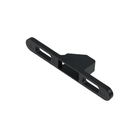 Two Pack Black Sliding Door Keeper Hardware Zinc Alloy Sliding Glass Door Lock Keeper With Screws for patio doors