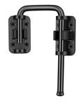Zinc Alloy Rotary Sliding Door Lock for Patio and Screen Doors Safety Latch for Gates and Windows Easy DIY Installation Black