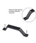 Aluminum Alloy Barn Door Handles Set 6.1 Inch Sliding Door Pull Hardware for barn doors gates cabinets corrosion resistant
