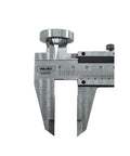 Replacement Blade Spacer 303164 Eight Pack For Bobcat 64163-12 being measured with caliper showing exact dimensions