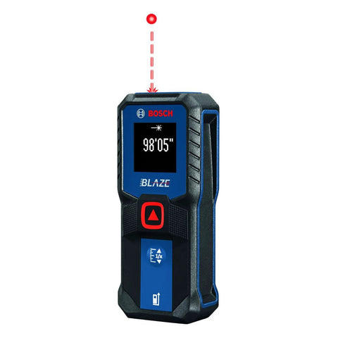 Effortlessly capture precise room dimensions and layout distances with a compact Blaze laser distance meter, 100 ft range