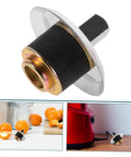 Replacement Blender Coupling Kit For Juicers with stainless steel pin and studs for secure connection, shown with parts and juicer.