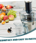 Blender Coupling Replacement Pin For Easy Installation Durable Drive Coupling Accessory in kitchen setting with fruits