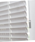 2 Pack Blind Cord Knob Drop Weights For Window Treatments And Curtain Accessories shown installed on white blinds.