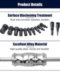 13pcs Blind Hole Collet Bearing Puller Set with slide hammer and expandable collets, rust-resistant alloy material shown in detail