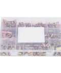 300 Piece Blind Rivet Nut Set In Plated Zinc Steel For Metal Plates And Pipes Multiple Sizes Durable Fastening Kit