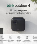 Wire-free two-camera outdoor security kit with Sync Module 2 delivers 1080p HD day and infrared night vision mounted on wall