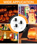 Wide application of MB48 Blow Mold Light Kit Replacement with 3 Socket Accessory Cord for Halloween and Christmas displays