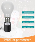 Replacement Blow Mold Light Kit with E26 E27 Bulb Holder and Specifications for Indoor Outdoor Decor