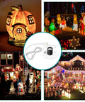 Replacement Blow Mold Light Kit With Switch Fuse Plug For E26 E27 Bulbs 59 Inch Cord with festive holiday decorations and lights