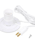 5 Foot Blow Mold Light Kit Replacement For MB48 With E26 And E27 Lamp Holder White 1 Set displayed on white background