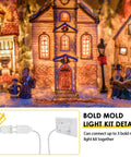 2 Pack Blow Mold Light Kit Replacement With E27 And E26 Sockets Two Fuse Plugs Easy Install for Christmas village
