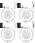 4 Pack Blow Mold Light Kit Replacements With On Off Switch Cords For E27 E26 Bulbs 5 Foot Length Fuse Plug Salt Lamp
