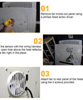 Steps to install Blower Fan Kit For Mr Heater 20,000 To 30,000 BTU Vent Free Heaters 2016 To Present Replacement F299201.