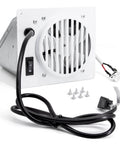 Blower Fan Kit For Mr Heater 20,000 To 30,000 BTU Vent Free Heaters 2016 To Present Replacement F299201, side view