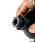 Close-up of nozzle attachment on Outdoor Adventure 18V LXT Brushless Cordless High Speed Blower and Inflator Tool Only With 447 MPH Max Air 39 CFM