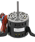 Replacement 1/2HP 115V Blower Motor for Goodman Amana Janitrol Units 0131F00042SP 1130RPM, front view with wiring