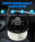 AC Heater Blower Motor Fan Assembly For Toyota Camry Tundra 4Runner Avalon Highlander shown installed in car interior