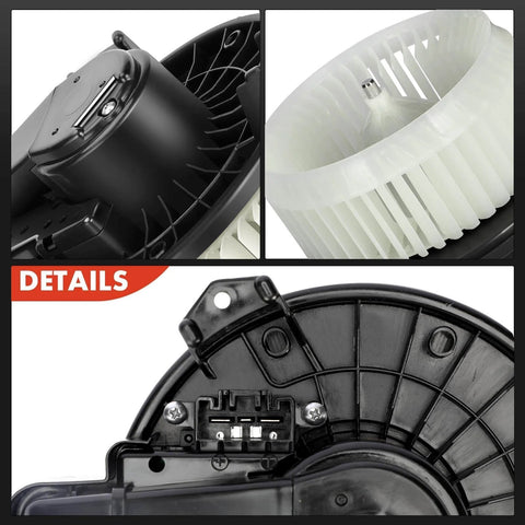 Details of premium HVAC heater blower motor with fan cage replacement for Toyota 4Runner 2010-2023 and Lexus direct fit