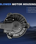 OEM Replacement HVAC Blower Motor For Toyota Camry 2007 2008 2009 2010 2011 2012 2013 2014 2015 2016 2017 2018 4Runner Avalon Highlander Venza Tundra And Lexus 2005 2018 Direct Fit OE Replacement 700215 871030E040 87103 0C040 87103 0E040 blower motor housing image