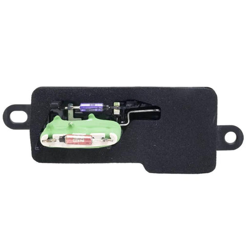 Front view of Blower Motor Resistor Direct Replacement For Chevy Express GMC Savana Vans And Kodiak Trucks FAERSI Fits Manual AC Controls