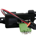 Front Manual Control Blower Motor Resistor Replacement For GMC Sierra Yukon XL Chevy Avalanche Silverado Suburban 1500 2500 3500 Classic Tahoe 2003 2004 2005 2006 2007 Fan Control Module Direct Fit showing wiring and connectors