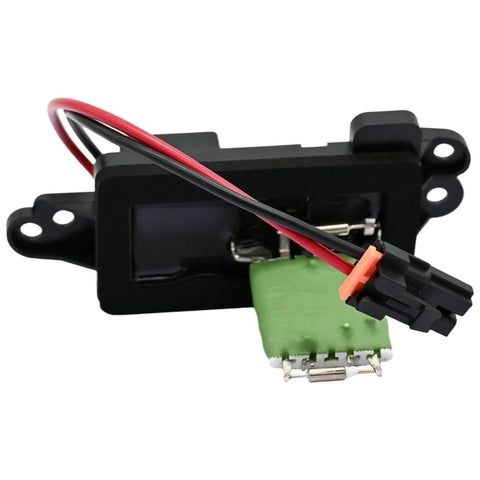 Front Manual Control Blower Motor Resistor Replacement For GMC Sierra Yukon XL Chevy Avalanche Silverado Suburban 1500 2500 3500 Classic Tahoe 2003 2004 2005 2006 2007 Fan Control Module Direct Fit showing wiring and connectors