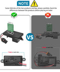 Blower Motor Resistor Kit With Wiring Harness And Connectors for 1999 2006 Chevy Silverado GMC Sierra installation guide