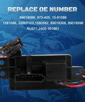 AC Blower Motor Resistor Kit With Harness For 2003 2004 2005 2006 Chevy Silverado visible with OE numbers listed