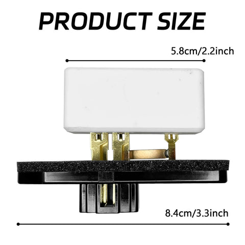 Beefed Up Blower Motor Resistor Replacement For Dodge Ram 1500 2500 3500 And Jeep Grand Cherokee HVAC Fan Speed Controller side view