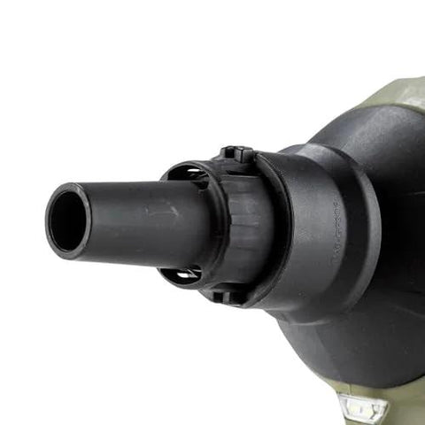 Close-up of nozzle for Outdoor Adventure 18V LXT Brushless Cordless High Speed Blower and Inflator Tool Only With 447 MPH Max Air 39 CFM