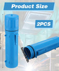 Blue 2 Pcs Welding Rod Storage Tube 14 Inch Airproof Waterproof Electrode Sticks Container Red And Blue Durable ABS Case