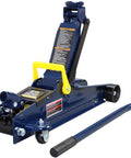 Heavy Duty Two And A Half Ton Low Profile Hydraulic Trolley Floor Jack With Quick Lift Pump And Safety Bypass For Cars Trucks And SUVs