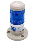 Industrial Blue 24V DC LED Signal Tower Light For Machines With Continuous Operation Durable Industrial Grade Indicator Light