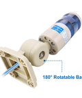 Blue LED Signal Tower Light With 180 Degree Rotating Base For Industrial Automation 24V DC LXY502T1 side view