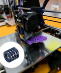 3D printer bed with Two Blue 30mm Die Springs for 3D Printer Molding and Electric Components Light Load Compression Springs