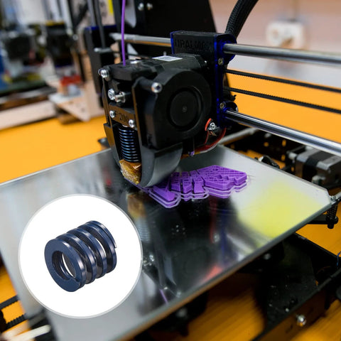 3D printer bed with Two Blue 30mm Die Springs for 3D Printer Molding and Electric Components Light Load Compression Springs