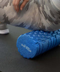 High Density Foam Roller Massager With 3D Textured Rollers for deep tissue back and leg muscle massage on exercise mat