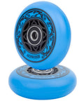 76mm 90A Ripsurf Wheels With ABEC9 Bearings For RipStik DLX Caster Board Deluxe Junior Skateboard Two Wheel Pivoting Wheels Blue