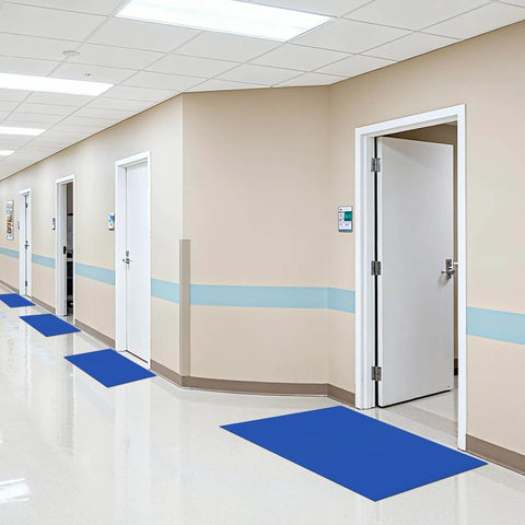 Sticky Tacky Mat 24x47 Inches Blue Adhesive Floor Entry Mat For Cleanrooms Laboratories And Hospitals With 150 Sheets