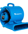 Powerful One Third HP Air Mover Blower With 2000 CFM For Floors And Carpets 3 Speed Dual GFCI Outlets 25 Feet Cord