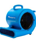 Blue Powerful One Third HP Air Mover Blower With 2000 CFM For Floors And Carpets 3 Speed Dual GFCI Outlets 25 Feet Cord Heavy Duty Carpet Dryer Fan