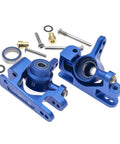 Alloy Caster Blocks And Steering Blocks For Traxxas One Tenth Slash 4x4 Stampede Rustler 4x4 Replaces Stock 6832 6837 CNC Machined Anodized 6061 T6 Aluminum