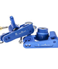 Alloy Caster Blocks And Steering Blocks For Traxxas One Tenth Slash 4x4 Stampede Rustler 4x4 Replaces Stock 6832 6837 CNC Machined Anodized 6061 T6 Aluminum Upgrade For Better Steering And Durability