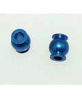 Aluminum 6.3mm Pivot Balls (Blue) - Asc, blue anodized CNC 7075-T6 pivot balls, set of two for Team Associated RC12L and RC10L