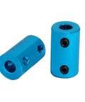 6Pack Treehobby Aluminium Alloy Shaft Coupling Rigid Stepper Motor Wheel Coupler Joint Connector for DIY Car Boat Airplane 3D Printers, 5mm to 8mm