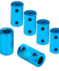 6Pack Treehobby Aluminium Alloy Shaft Coupling Rigid Stepper Motor Wheel Coupler Joint Connector for DIY Car Boat Airplane 3D Printers, 5mm to 8mm